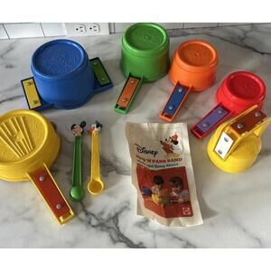 Disney Pots ‘N Pans Band Mattel Complete musical instruments Toys 1988 Vintage